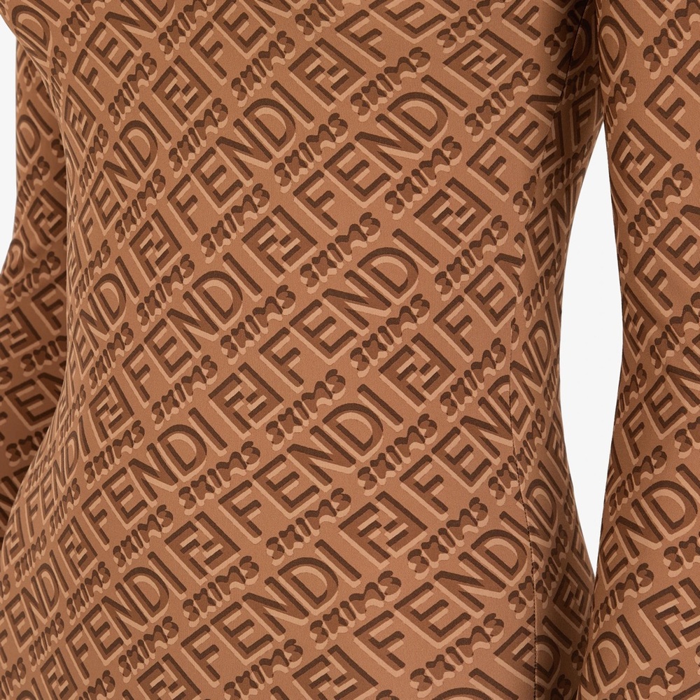Fendi x Skims Mock Neck Long Sleeve Bodysuit - Picture 16 of 16